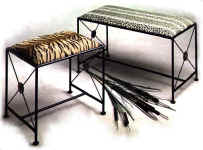 wrought benches images