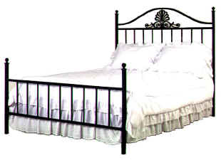 Coronet wrought iron bed