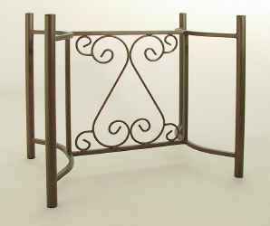 French wrought iron table base